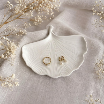 Ginkgo Leaf Jewelry Tray
